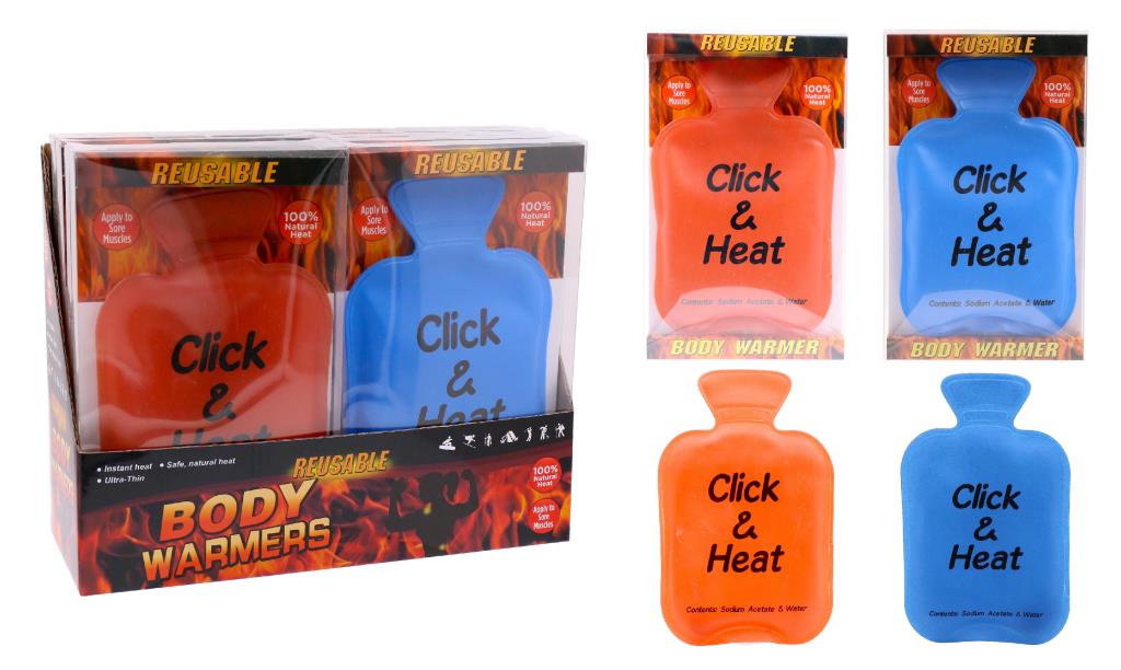 Reusable Click/Heat Hand & Body Warmer-Display Box Series (Large)