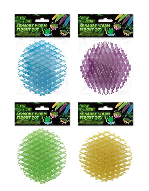 Glow in the dark Sensory Worm Fidget Toy