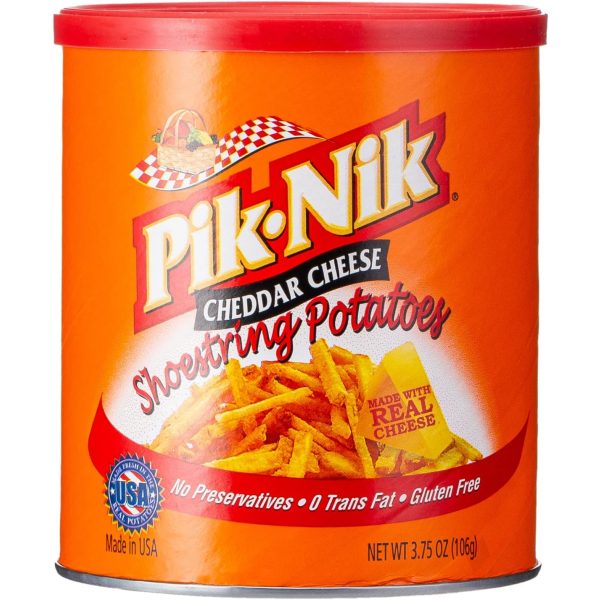 Pik-Nik Cheddar Cheese Shoestring Potato Stick Chips 113g