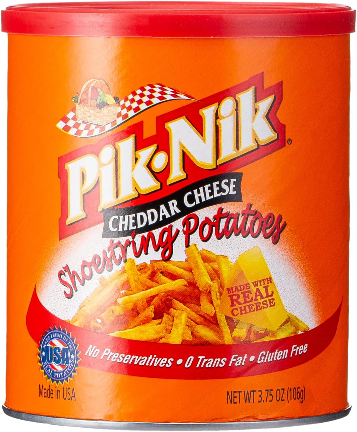 Pik-Nik Cheddar Cheese Shoestring Potato Stick Chips 113g