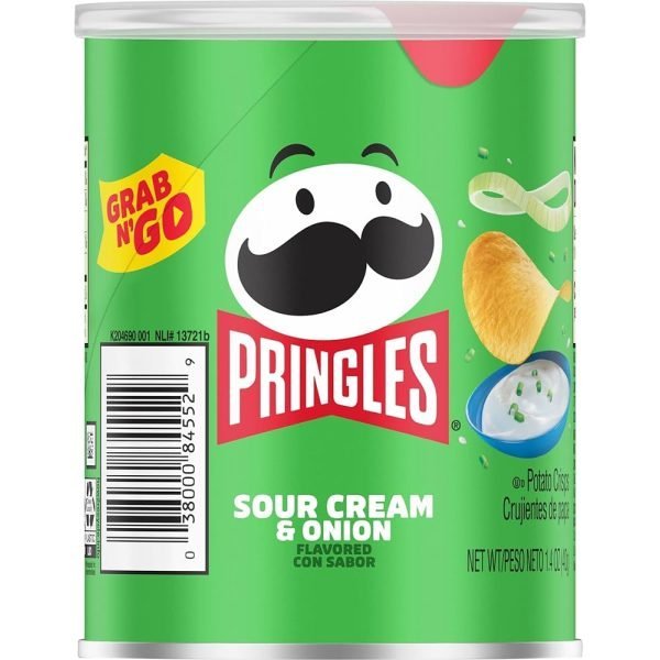 USA Pringles Grab N' Go Sour Cream & Onion Potato Chips 1.41oz(40g)