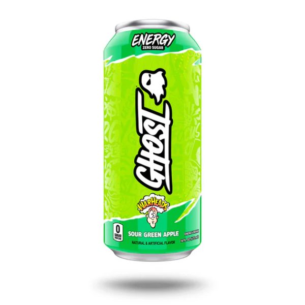 Ghost Energy Warheads Sour Green Apple 500ml