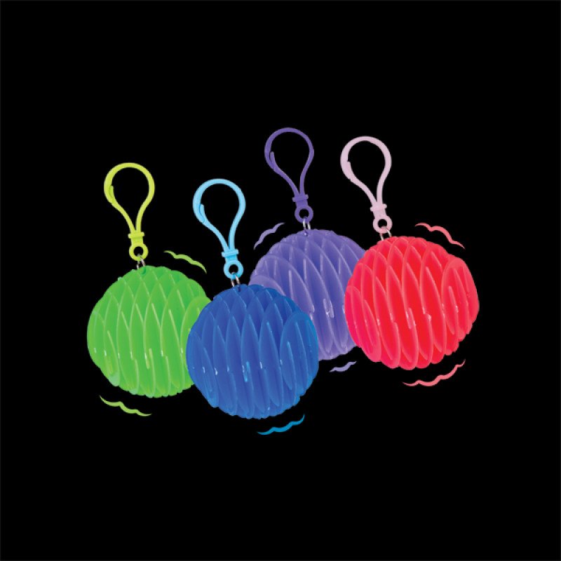 Glow in the Dark Keychain Flexi Worm - Image 3