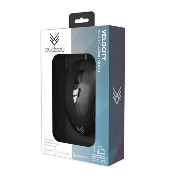 Audeeo Velocity Wired Gaming Mouse Assorted