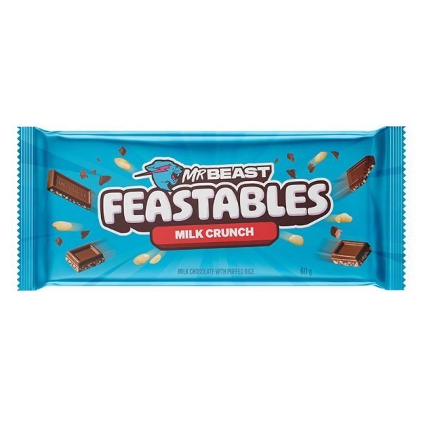Mr Beast Feastables Chocolate Milk Crunch 60g
