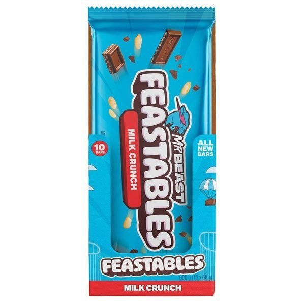 Mr Beast Feastables Chocolate Milk Crunch 60g