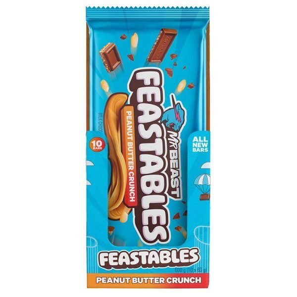 Mr Beast Feastables Chocolate Peanut Butter Crunch 60g