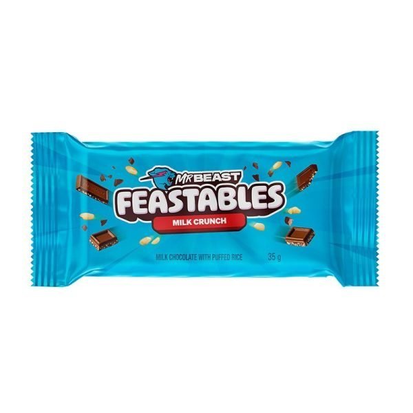 Mr Beast Feastables Chocolate Milk Crunch 35g