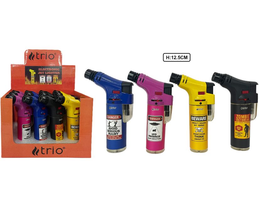 Stand Up Blowtorch Warning Designs
