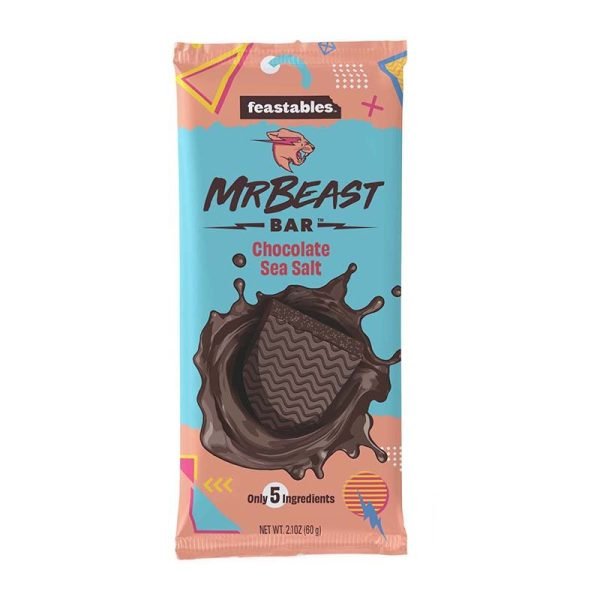 Mr Beast Feastables Chocolate Sea Salt 60g