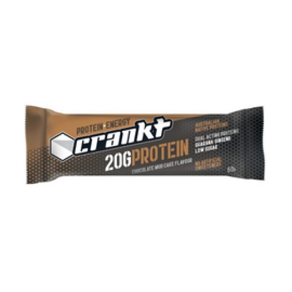 CRANKT Protein + Energy Bar 60g Choc Mud Cake