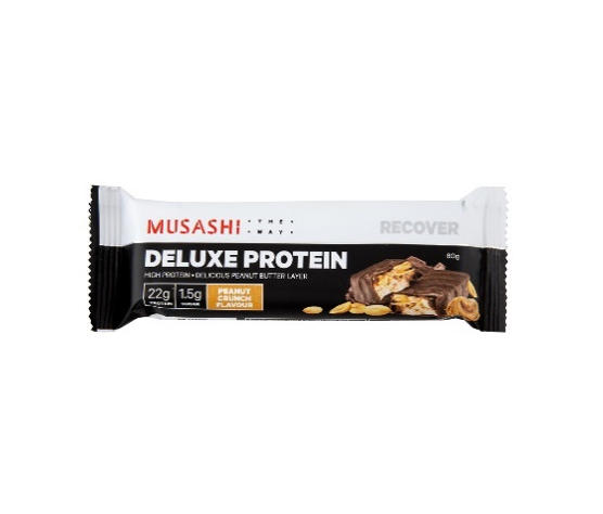 Musashi Deluxe Protein Bar - 60g - Peanut Crunch