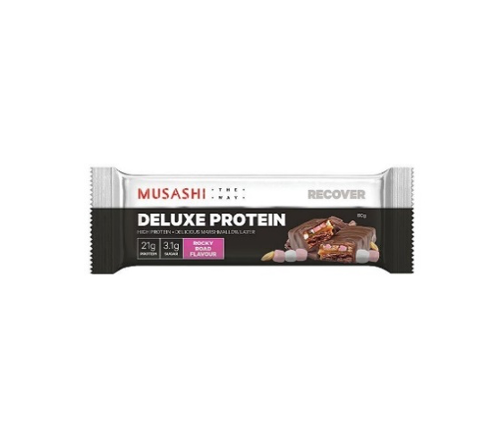 Musashi Deluxe Protein Bar - 60g - Rocky Road