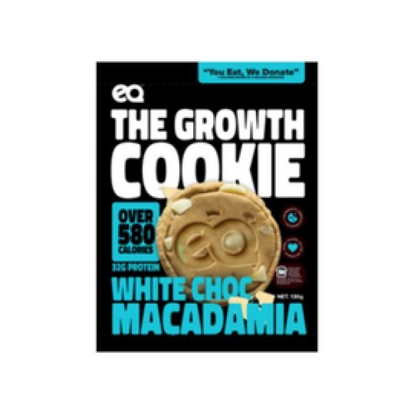 EQ Food The Growth Cookie 130g White Choc Macadamia