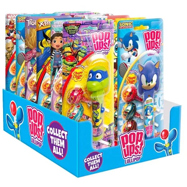 Chupa Chups Assorted Pop Ups Lollipops 36g