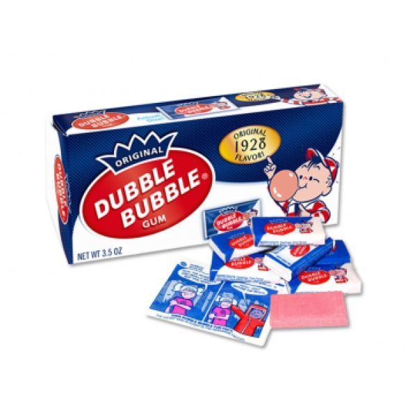 Concord Dubble Bubble Original Gum Theatre Box 99g