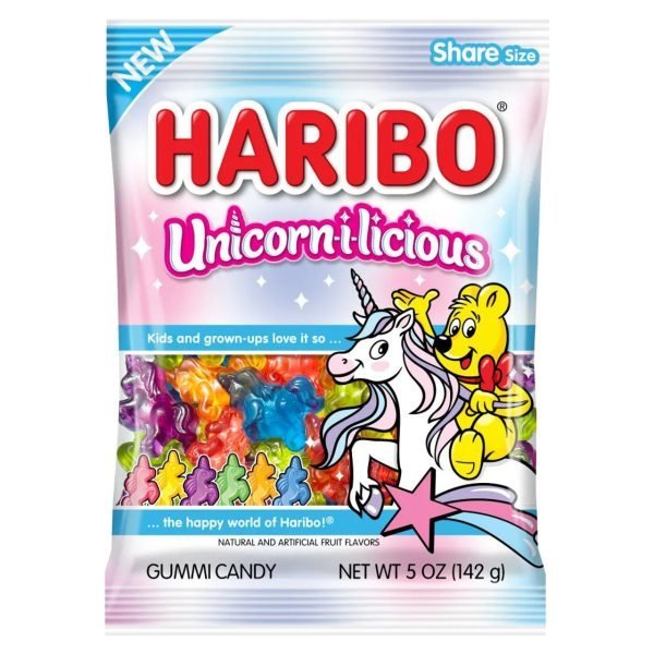 Haribo Unicorn I Licious Peg Bag 141g