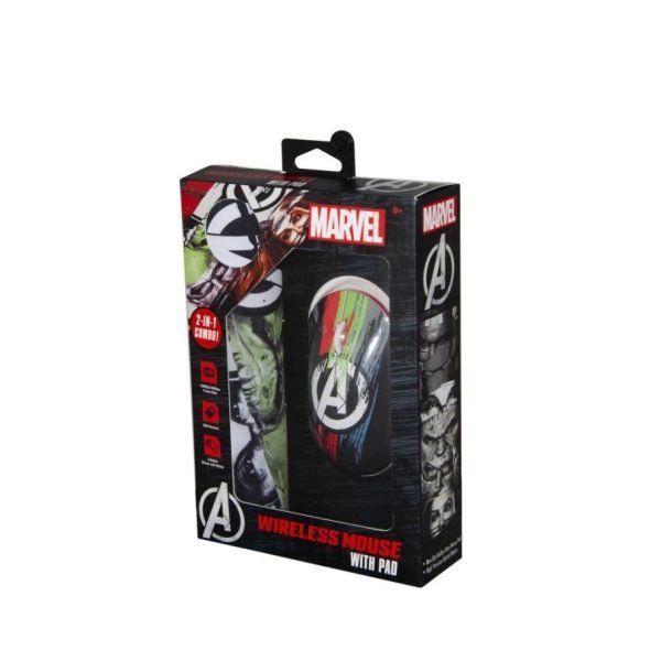 Marvel Avengers Wireless Mouse and Mousepad Combo