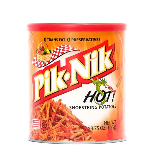 Pik-Nik Hot Shoestring Potato Stick Chips 113g