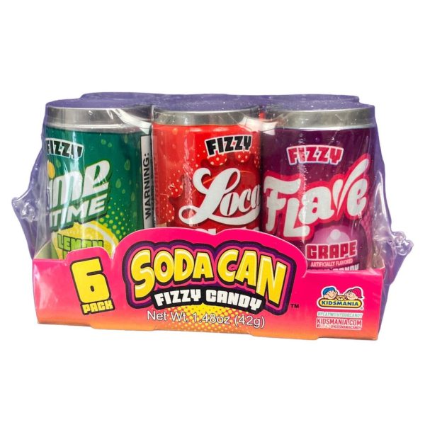 Kidsmania Soda Can Fizzy Candy 42g