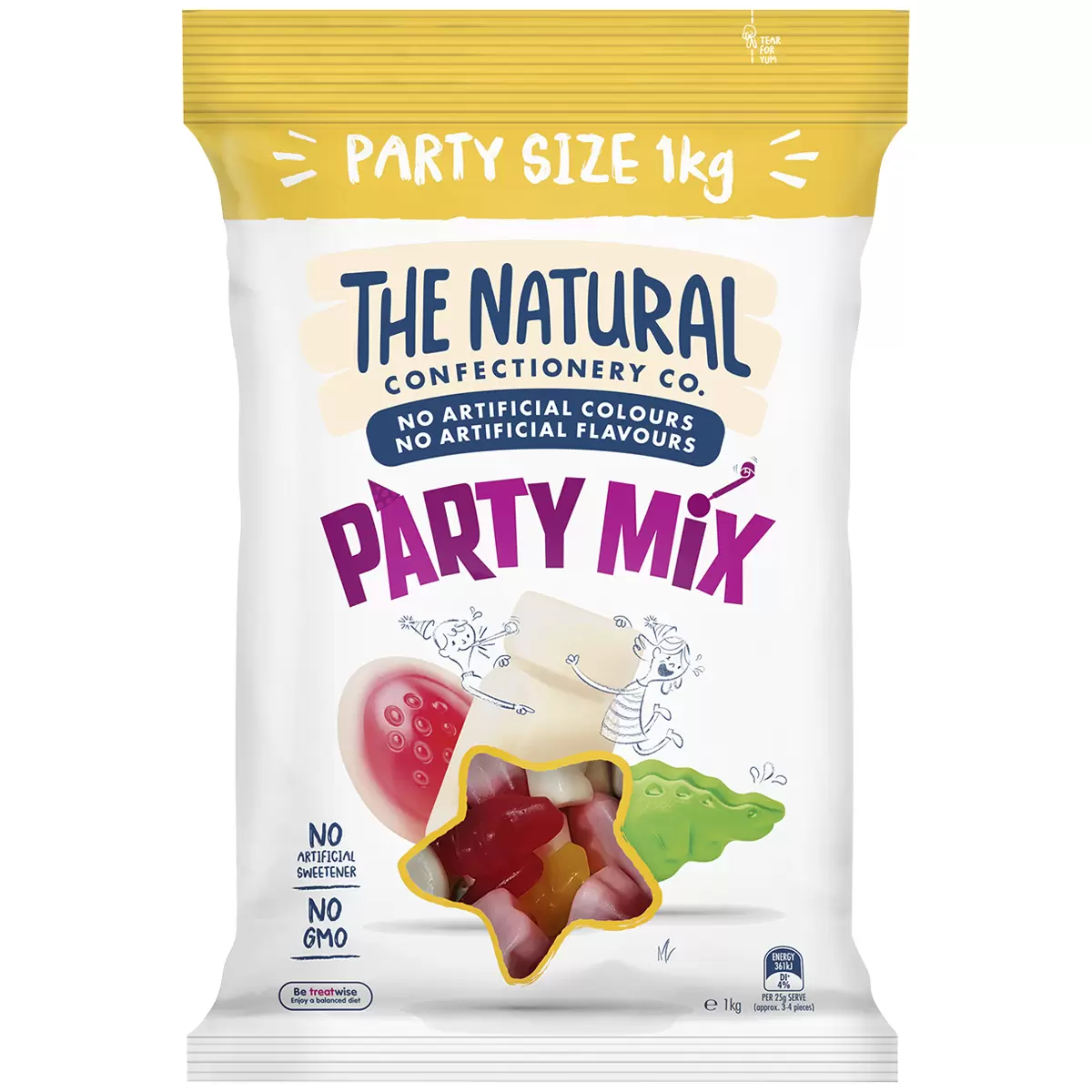 The Natural Confectionery Company Party Mix 1.1kg