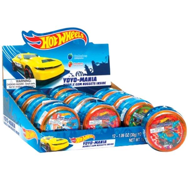 Hot Wheels Yoyos With Gum 30g