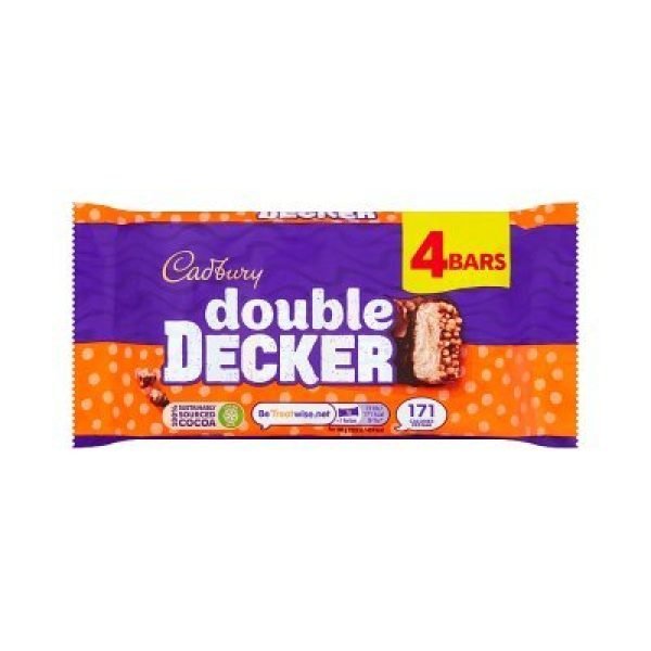 UK Cadbury Double Decker 4 Pack 149.2g