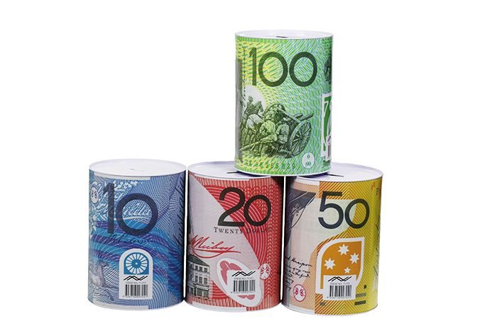 Money Tin - Large - 15.5x21.5cm