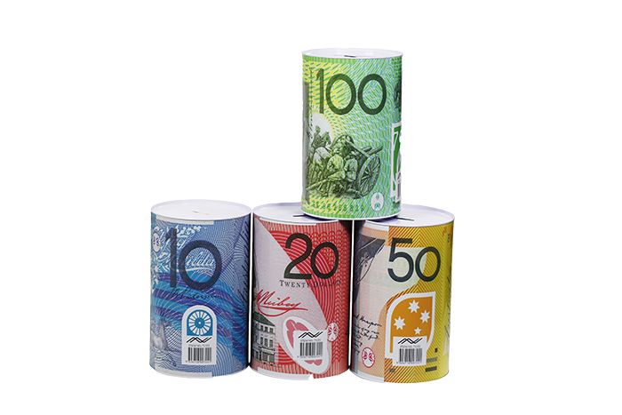 Money Tin - Small - 11.5x18cm