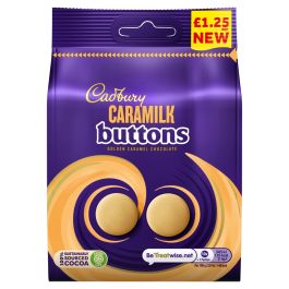 UK Cadbury Caramilk Giant Buttons 85g