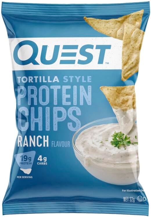 Quest Tortilla Protein Chips Ranch 32g