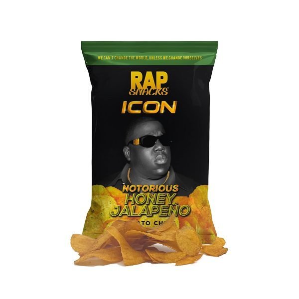 Rap Snacks Notorious B.I.G. Honey Jalapeno Potato Chips 70g