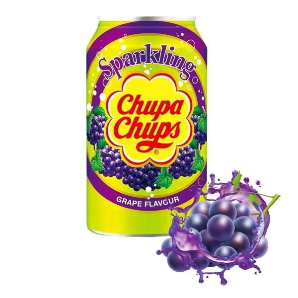 Chupa Chups Sparkling Drink Grape 345mL