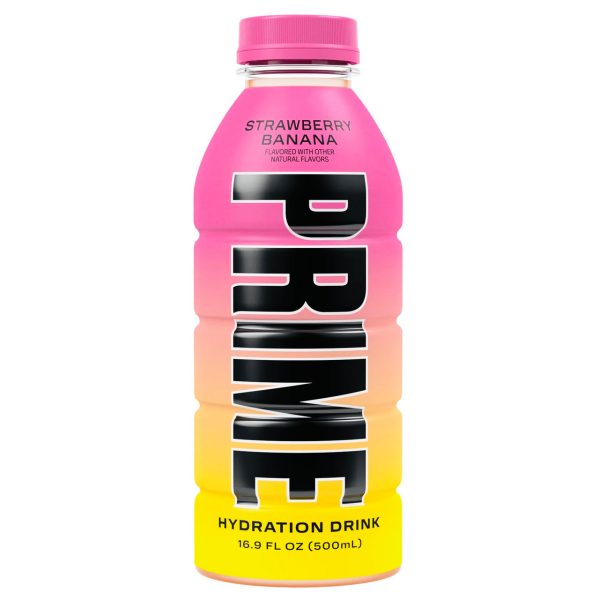 Prime Hydration Drink Strawberry Banana Sports 500ml
