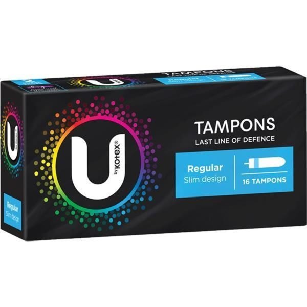 U By Kotex Tampons Regular 16 Pack