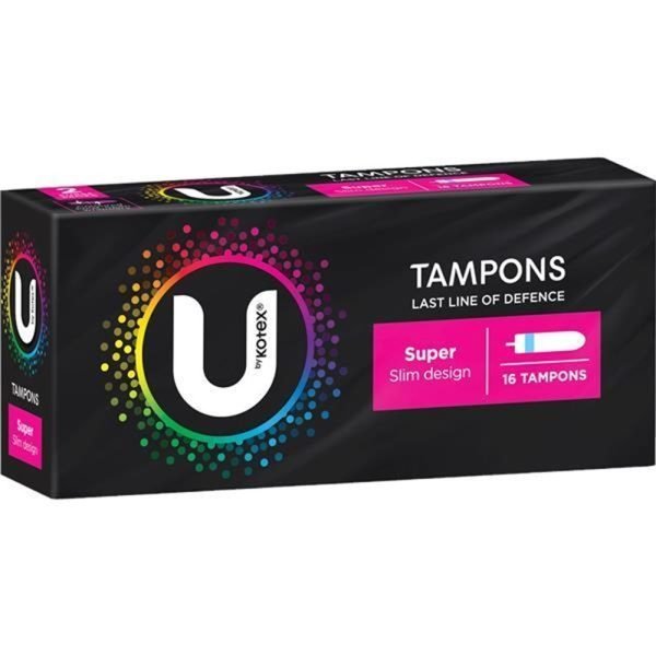 U By Kotex Tampons Super 16 Pack