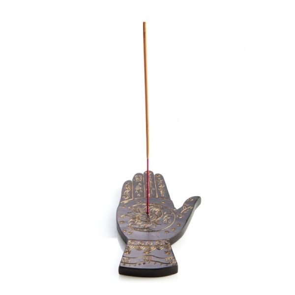 Gold Palmistry Incense Burner