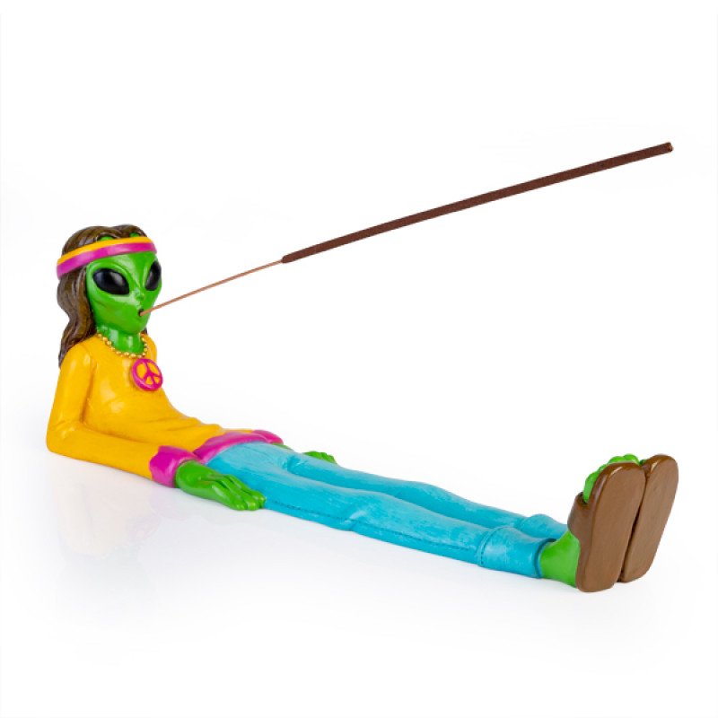 Alien Hippie Boy Incense Burner