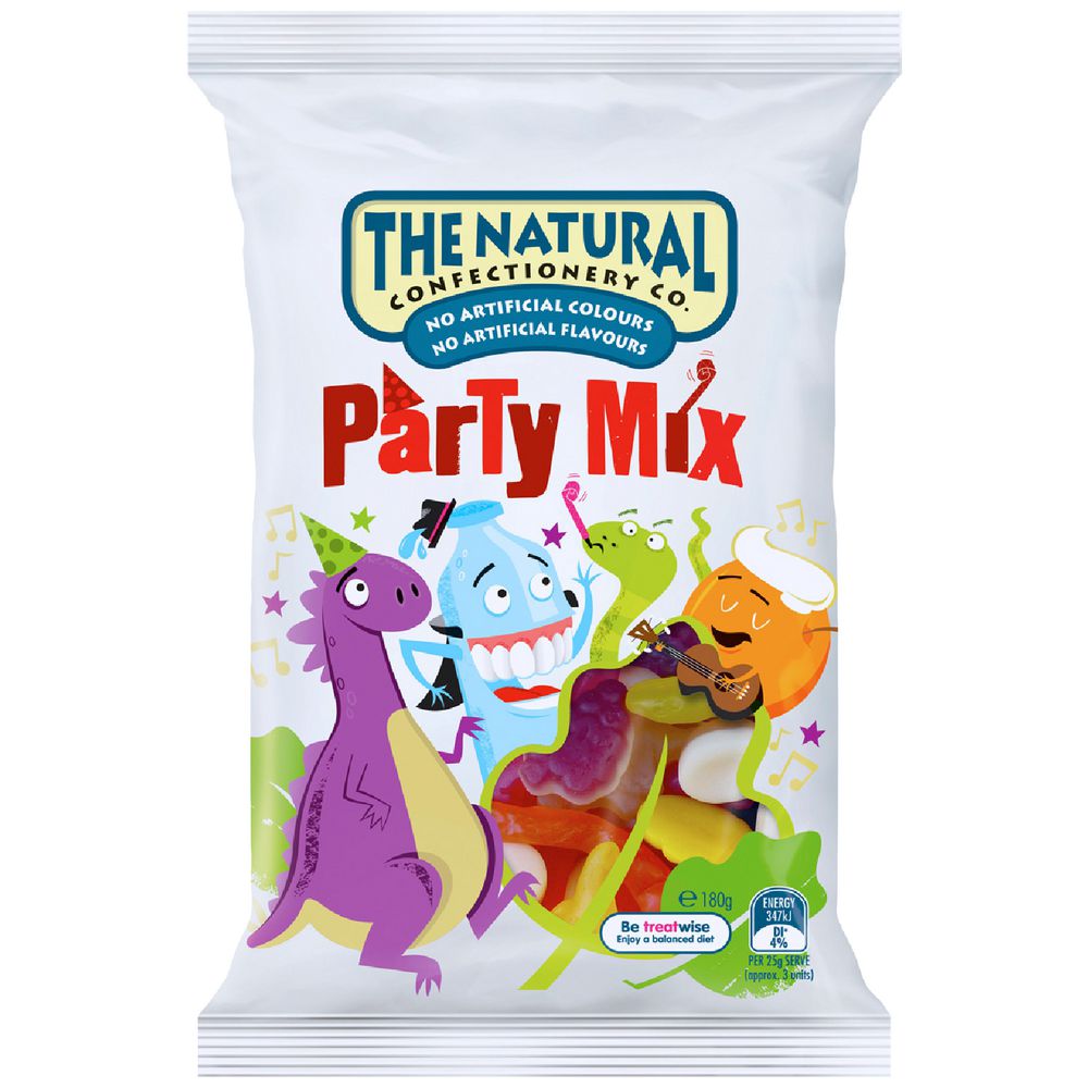 The Natural Confectionery Company Party Mix 180g