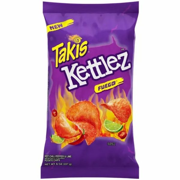 Takis Fuego Kettlez Chips 226g