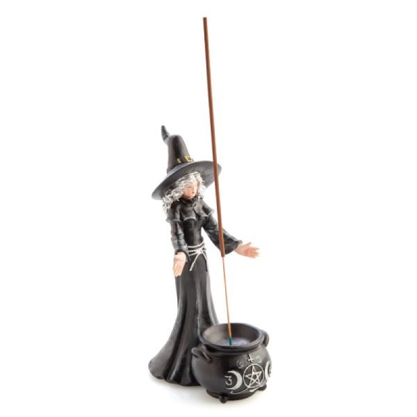 Witch & Cauldron Incense Burner
