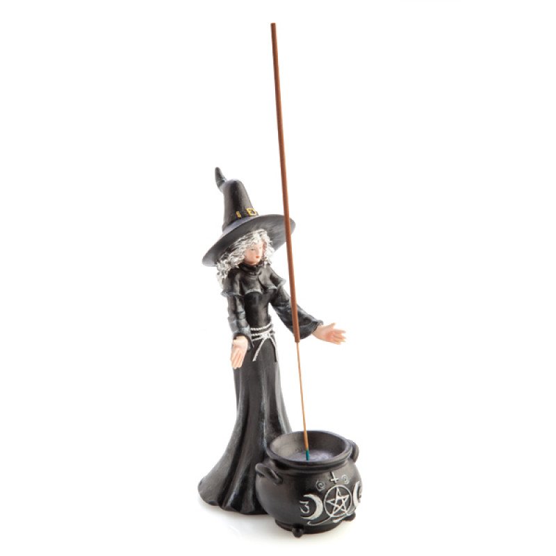 Witch & Cauldron Incense Burner