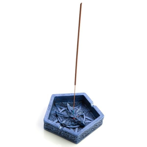 Ice Dragon Pentacle Incense Burner & Ashtray