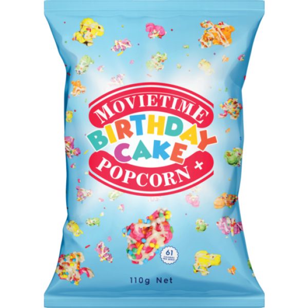Movie Time Popcorn Birthday Cake 110g