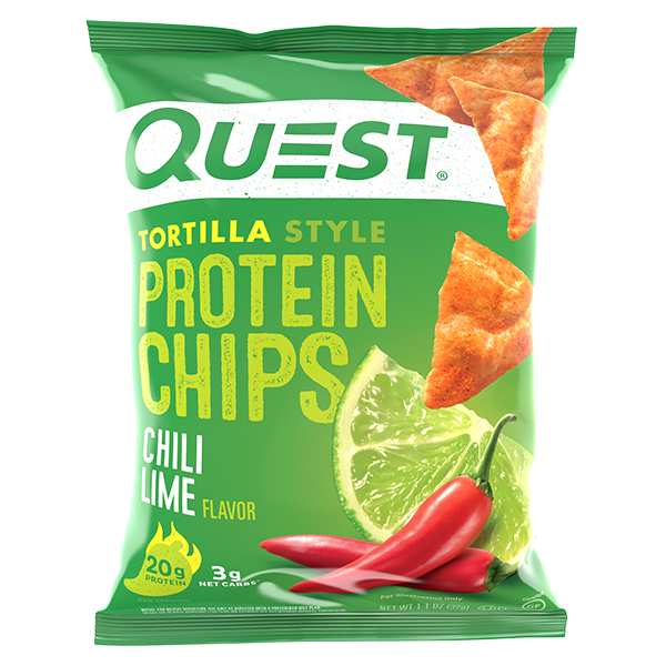 Quest Tortilla Protein Chips Chilli Lime 32g