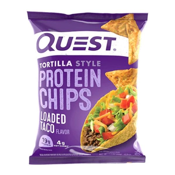 Quest Tortilla Protein Chips Loaded Taco 32g
