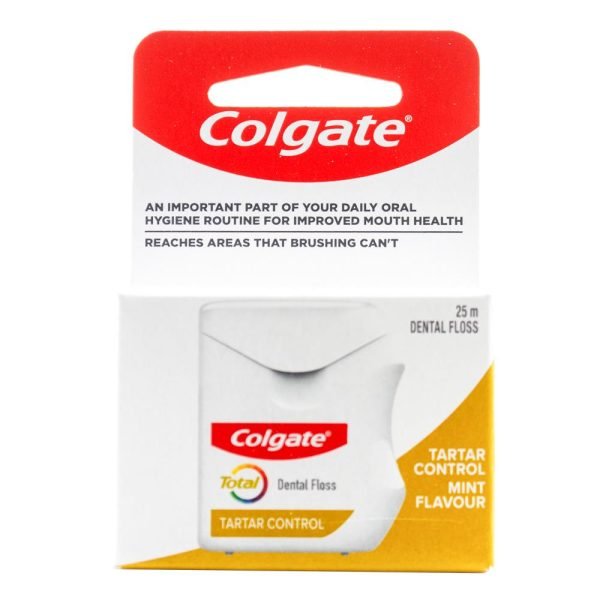 Colgate 25m Dental Floss Total Tartar Control
