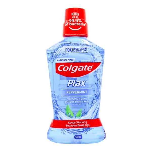 Colgate 500ml Plax Mouthwash Peppermint