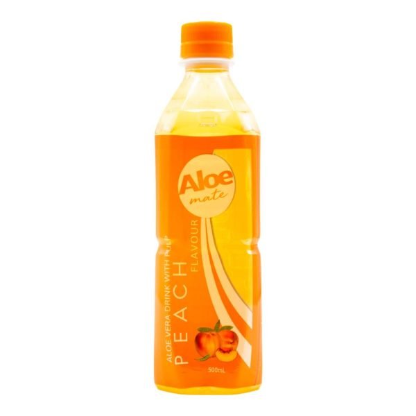 Aloe Mate 500ml Aloe Vera Drink Peach