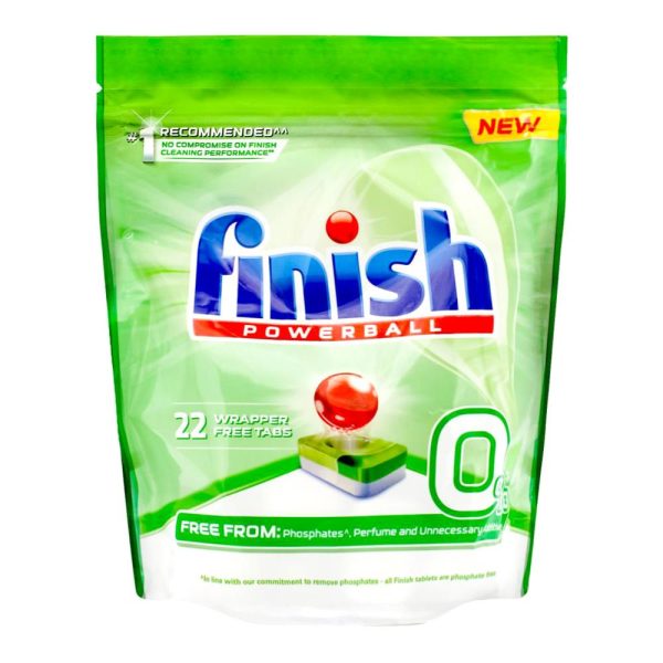 Finish 22 Pack Powerball Dishwasher Tablets Wrapper Free